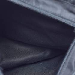 Prada Black Nylon Zip Messengers Bag