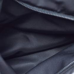 Prada Black Nylon Zip Messengers Bag