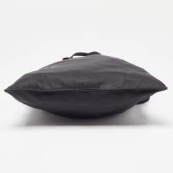 Prada Black Nylon Zip Messengers Bag