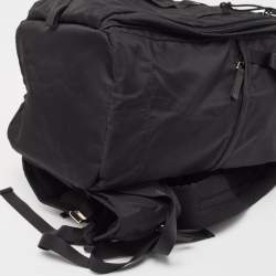 Prada Black Nylon Drawstring Backpack