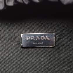 Prada Black Nylon Drawstring Backpack