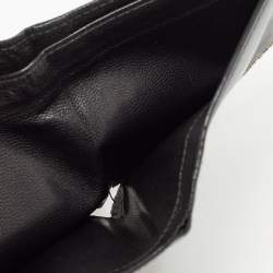 Pre Owned Prada Black Saffiano Leather Bifold Wallet