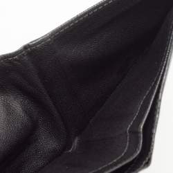 Pre Owned Prada Black Saffiano Leather Bifold Wallet