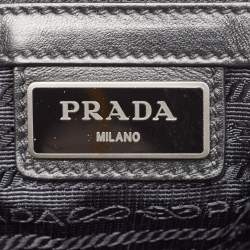 Prada Black Soft Leather Drawstring Backpack
