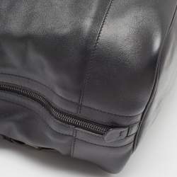 Prada Black Soft Leather Drawstring Backpack
