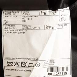 Pre Owned Prada Black Wool Blend Single Breasted Pants Suit XXL