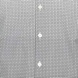 Prada Monochrome Printed Cotton Long Sleeve Shirt M