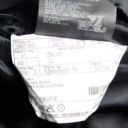 Prada Charcoal Grey Pinstriped Wool Tailored Suit M