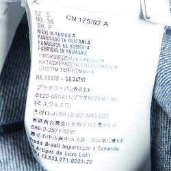 مملوكة مسبقًا Prada Blue Denim Boxy Fit Short Sleeve Shirt S