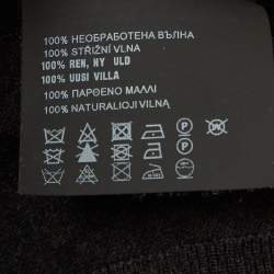 Prada Grey Wool Knit Buttoned Cardigan L