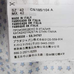 مملوكة مسبقًا Prada Blue Stars Print Cotton Button Front Shirt XL