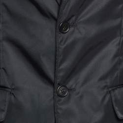Prada Black Re-Nylon Single Breasted Blazer XL