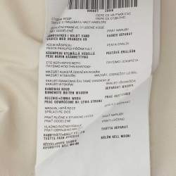 Pre Owned Prada Cream Stretch Cotton Button Front Shirt XL