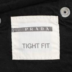Prada Black Cotton Pants M