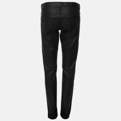Prada Indigo Blue Cotton Blend Tapered Fit Pants L