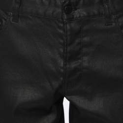 Prada Indigo Blue Cotton Blend Tapered Fit Pants L