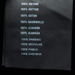 Pre Owned Prada Black Printed Cotton Short Sleeve T-Shirt XL