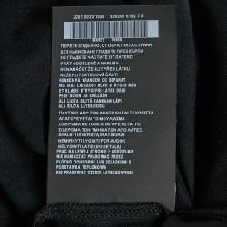 Pre Owned Prada Black Jersey and Synthetic Pocket Detail T-Shirt S