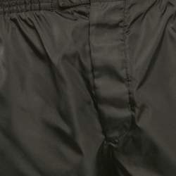 Pre Owned Prada Black Re-Nylon Bermuda Shorts S