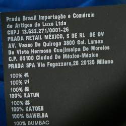 Pre Owned Prada Blue Jersey Crew Neck T-Shirt XL