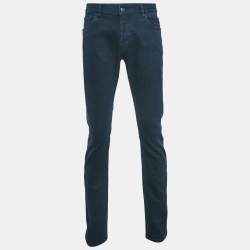 Prada Navy Blue Denim Regular Fit Jeans L Waist 34"