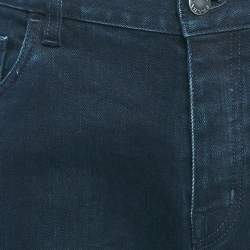 Prada Navy Blue Denim Regular Fit Jeans L Waist 34"