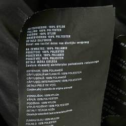 Prada Black Ripstop Nylon Zip-Up Puffer Jacket XXXL