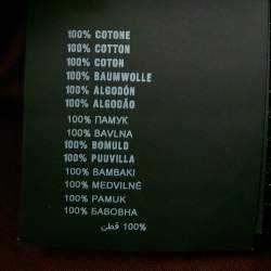 Pre Owned Prada Burgundy Cotton Jersey Polo T-Shirt L