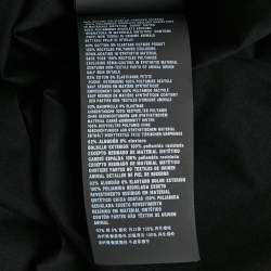 مملوكة مسبقًا Prada Black Jersey and Re-Nylon Patch Pocket Detail Polo T-Shirt L