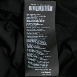 مملوكة مسبقًا Prada Black Jersey and Re-Nylon Patch Pocket Detail Polo T-Shirt L