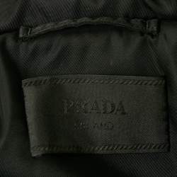 Prada Black Nylon Quilted Down Gilet XS