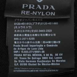 Prada Black Re-Nylon and Virgin Wool Zip Jacket XXL