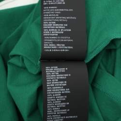 Prada Green Cotton Patch Detail T-Shirt XL