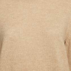 Prada Beige Wool Crewneck Sweater L
