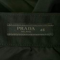 Prada Black Nylon Cargo Pants S