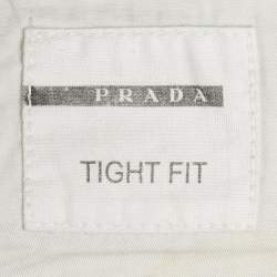 Prada Black Washed Denim Jeans M Waist 33"