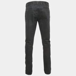 Prada Black Washed Denim Jeans M Waist 33"