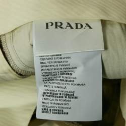 Prada Beige Gabardine Formal Trousers M