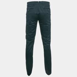 Prada Navy Blue Gabardine Trousers M