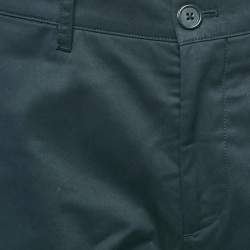 Prada Navy Blue Gabardine Trousers M
