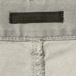 Prada Grey Denim Regular Fit Jeans L Waist 33"