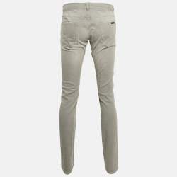 Prada Grey Denim Regular Fit Jeans L Waist 33"