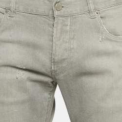 Prada Grey Denim Regular Fit Jeans L Waist 33"