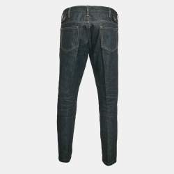Prada Navy Blue  Denim Regular Fit Jeans L Waist 34"