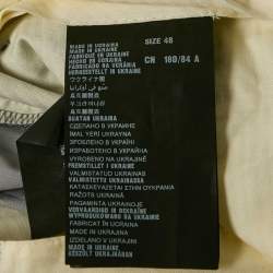 Prada Grey Cotton Formal Trousers M