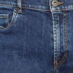 Prada Navy Blue Denim Tapered Leg Jeans L Waist 33" 