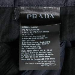 Prada Navy Blue Nylon Pants XL