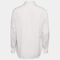 Prada x Survival Utopia White Printed Cotton Shirt M
