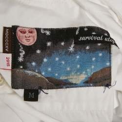 Prada x Survival Utopia White Printed Cotton Shirt M