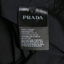 Prada x James Jean Black Monkey Laser Print Poplin Shirt M
